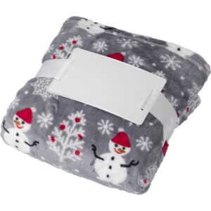 Fleece-Decke aus Flanellvlies als Kundenpräsent